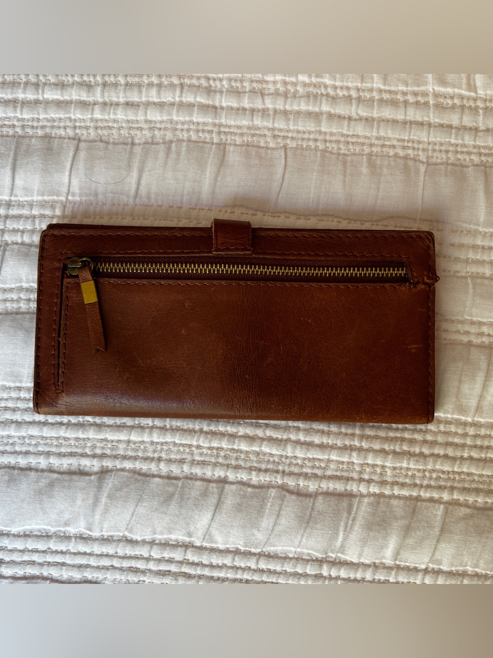 Madewell Brown Leather Long Wallet - Picture 3 of 4
